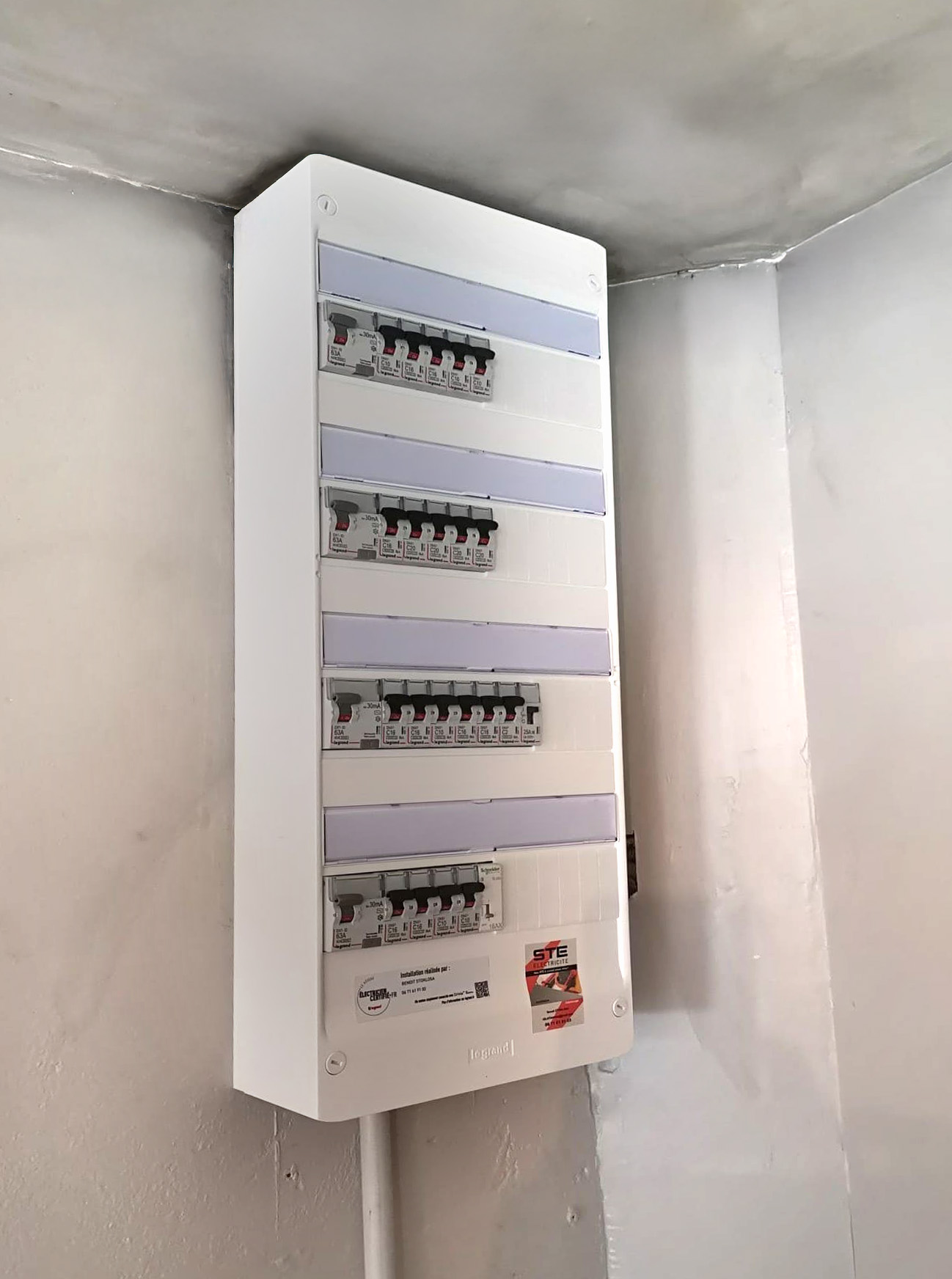 pose tableau electrique maison oise retouche